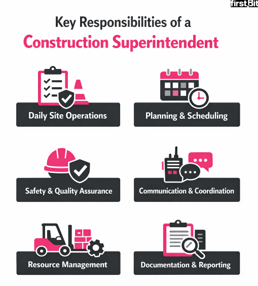 Responsibilities of a construction superintendent