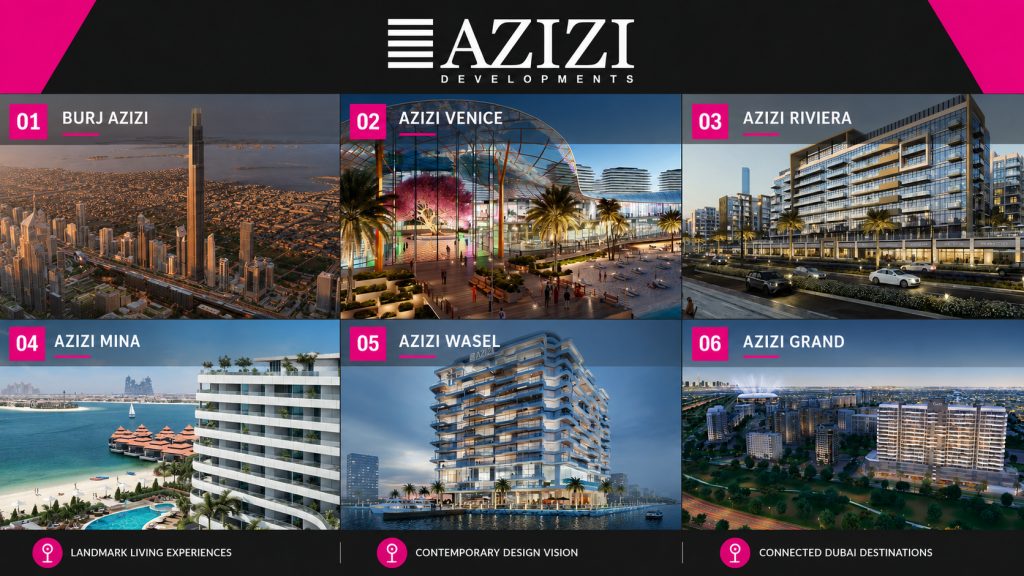 Iconic landmarks by Azizi Developments